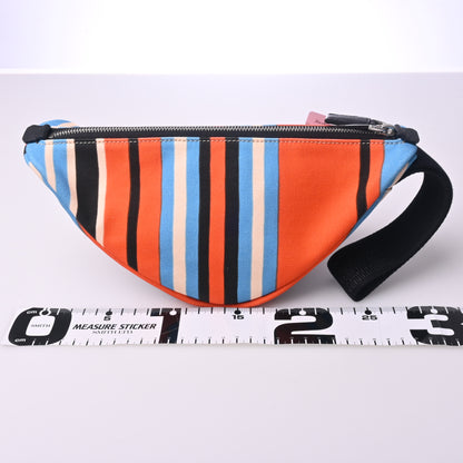 Canvas Triangle Clutch Colorful