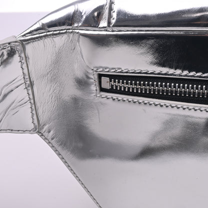 Leather waist silver