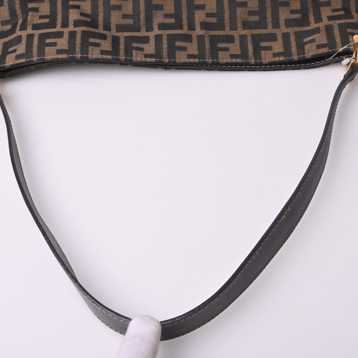 Zucca canvas shoulder bag brown