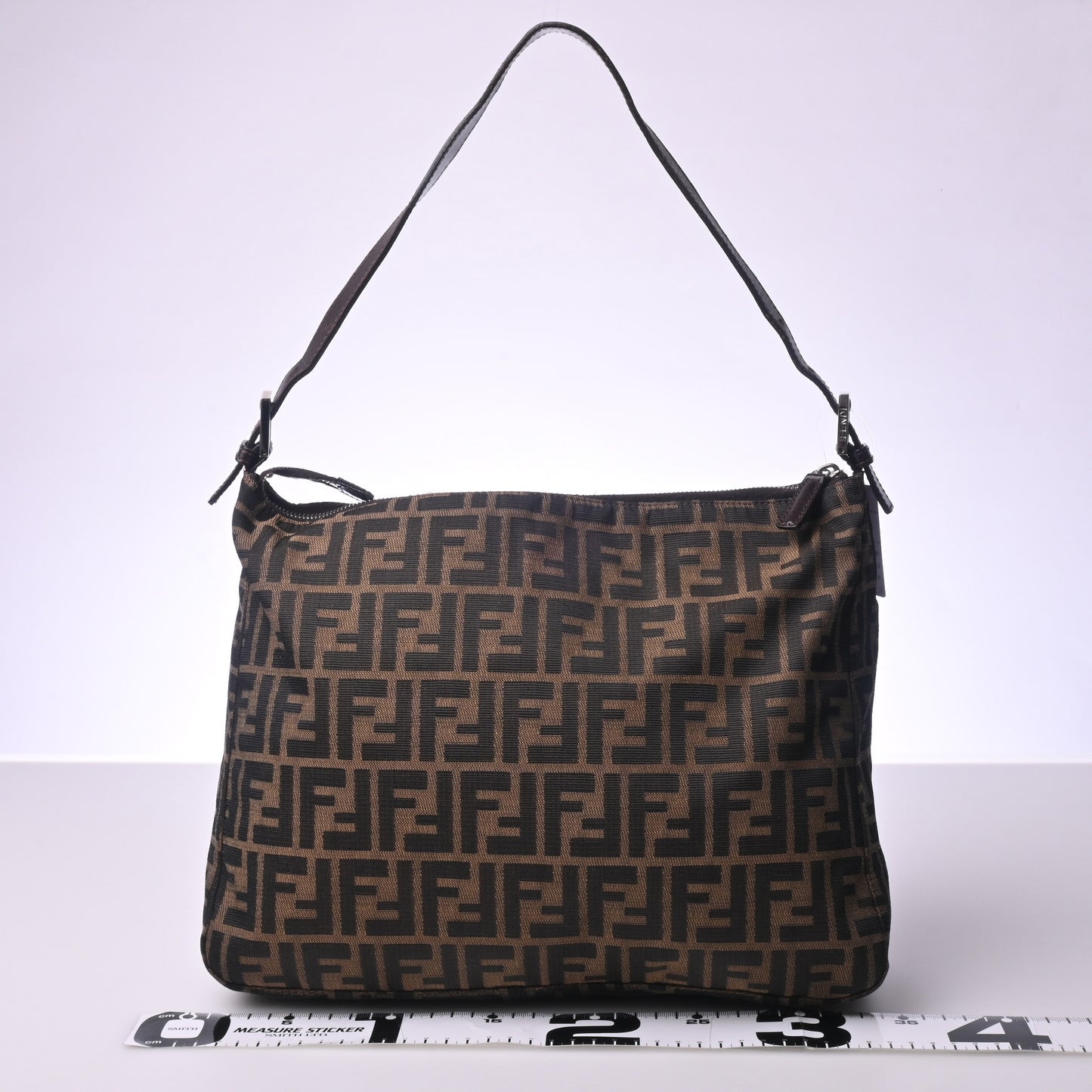 Zucca canvas one shoulder bag brown