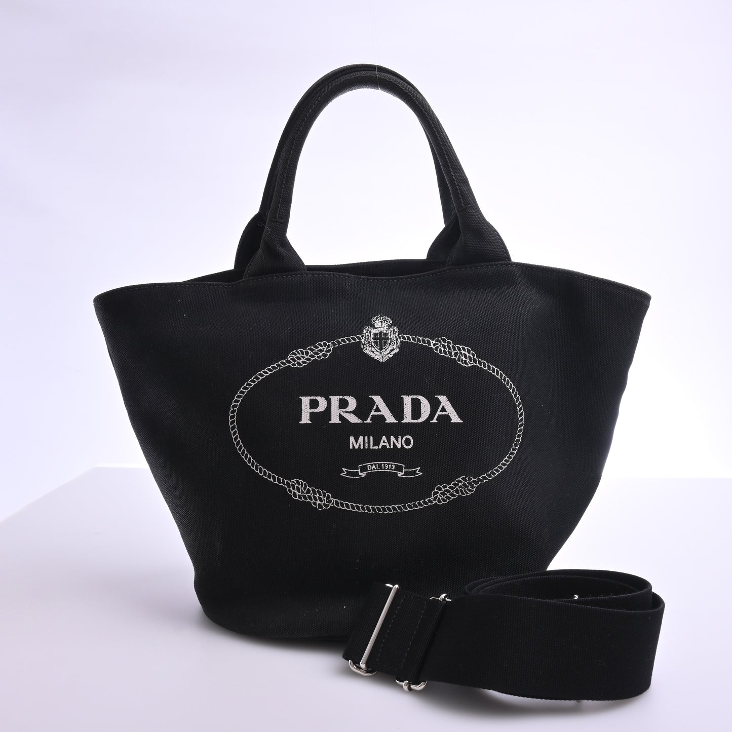 Canvas Canapa 2WAY Handbag Black