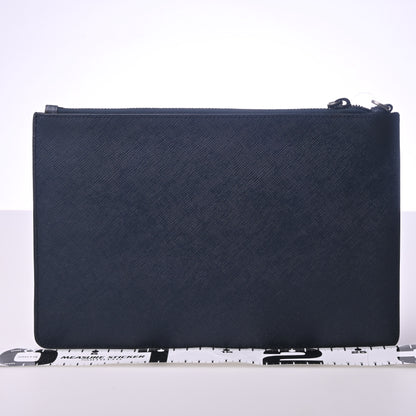 Saffiano Clutch Navy