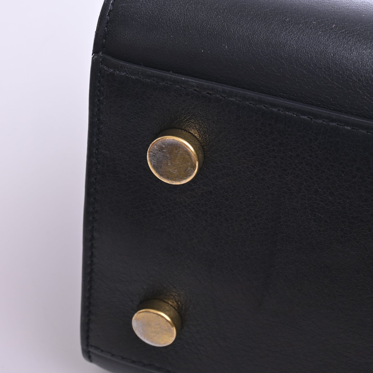 Leather Sac de Jour Black