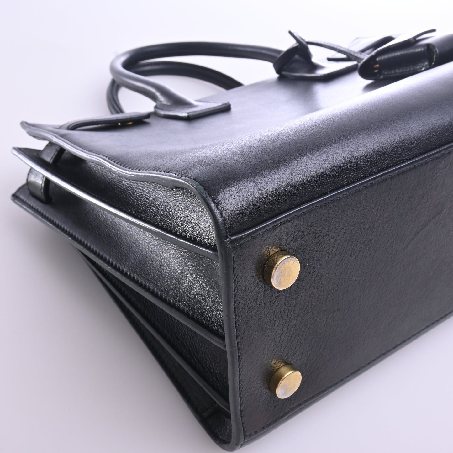 Leather Sac de Jour Black