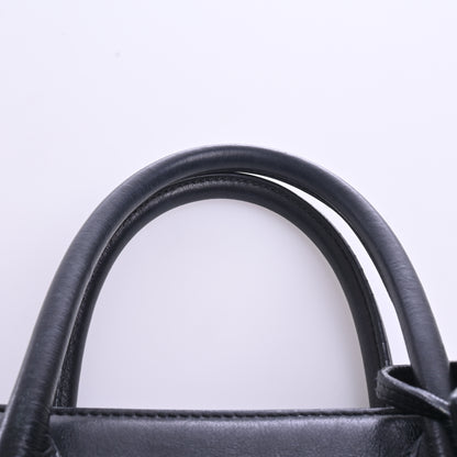 Leather Sac de Jour Black