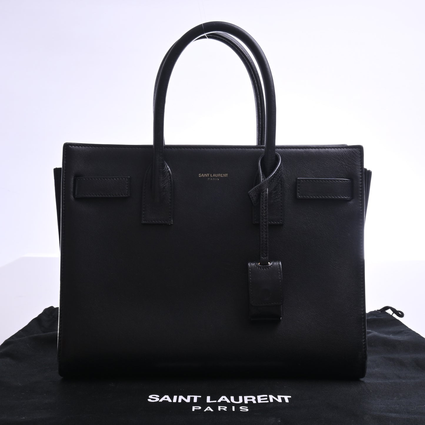 Leather Sac de Jour Black