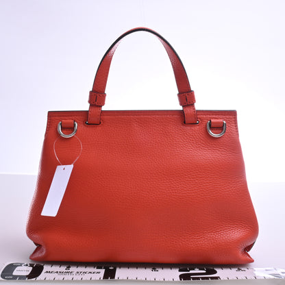 Bamboo Leather 2WAY Handbag Orange