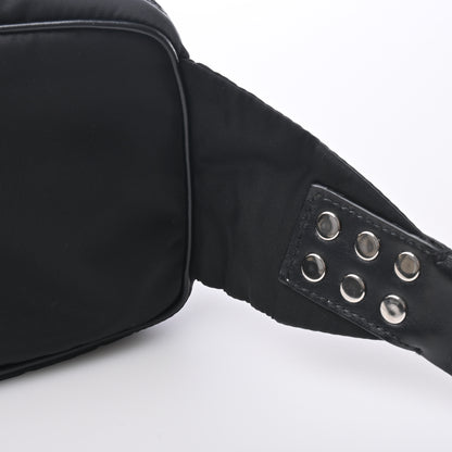 Nylon studded waist black