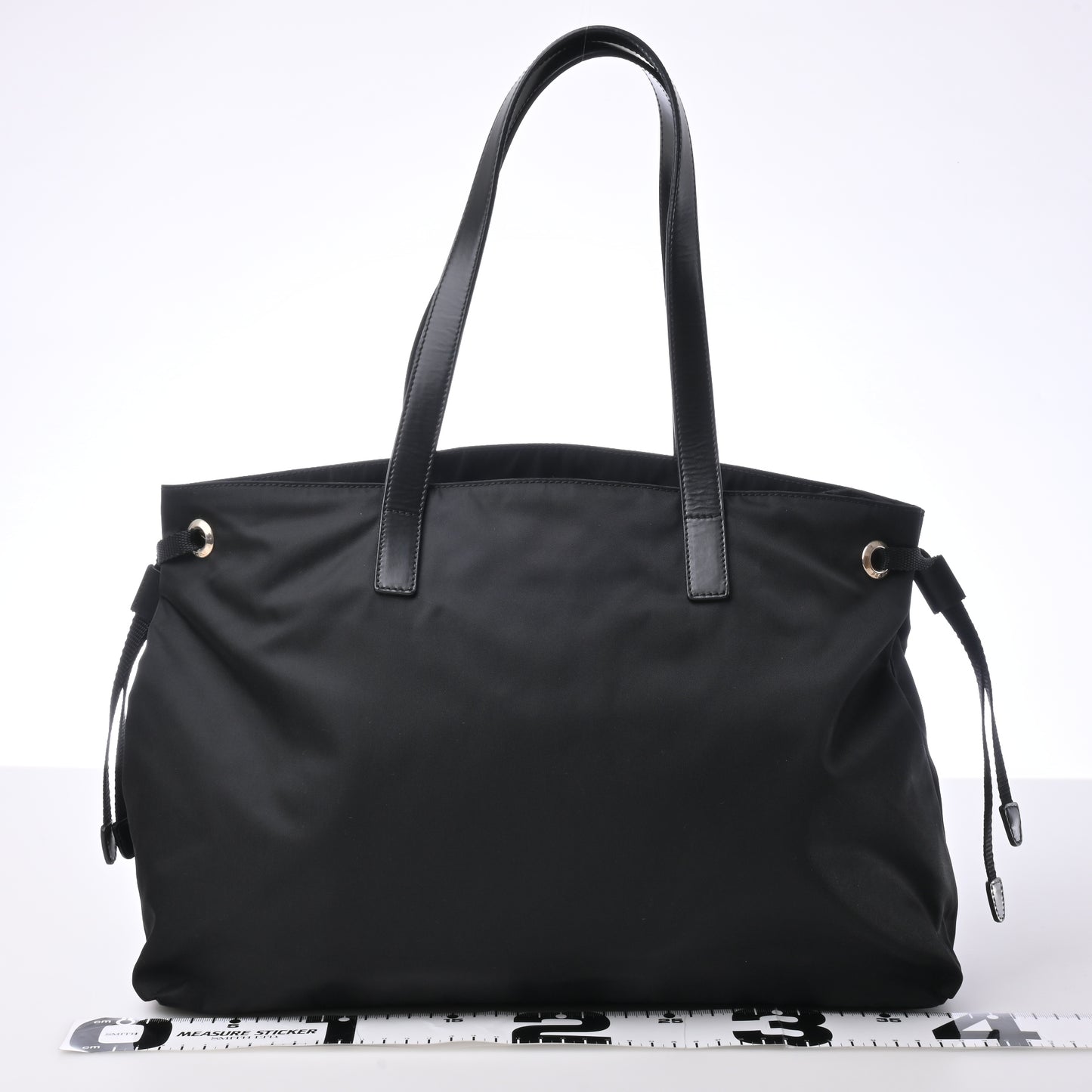 Black nylon tote