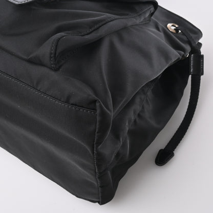 Black nylon tote