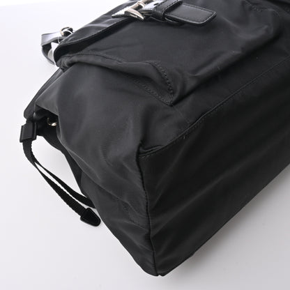 Black nylon tote