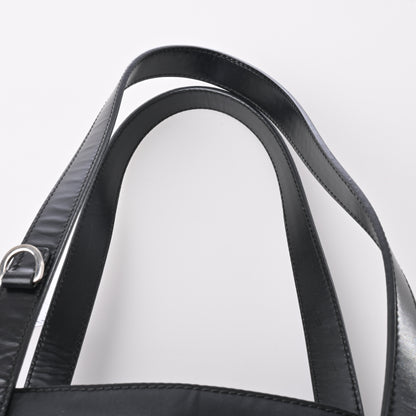 Black nylon tote