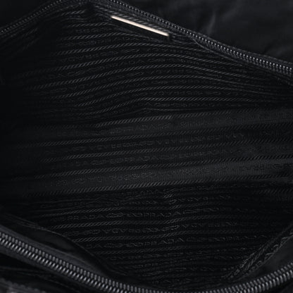 Black nylon tote