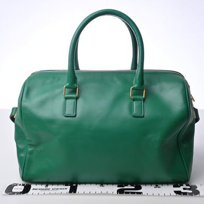 Saint Laurent Leather 2WAY Handbag Green