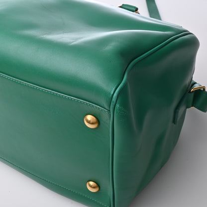 Saint Laurent Leather 2WAY Handbag Green