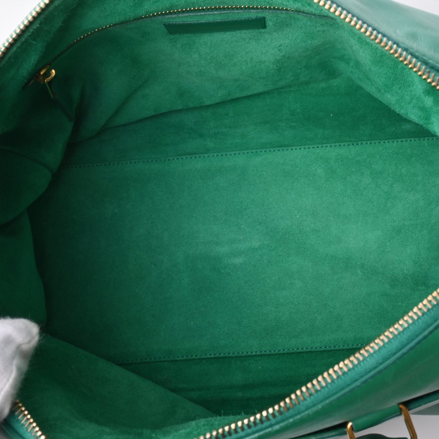 Saint Laurent Leather 2WAY Handbag Green