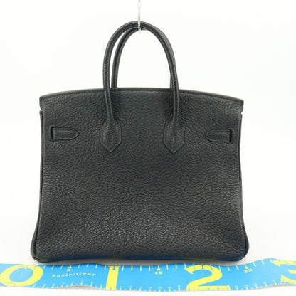 Togo Birkin 25 Black G hardware □N stamp