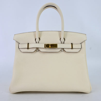 Togo Birkin 30 Crepe G hardware U engraving