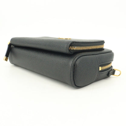 Double Pouch Shoulder Black