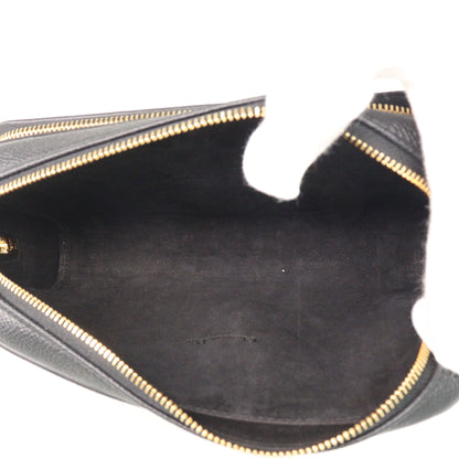 Double Pouch Shoulder Black