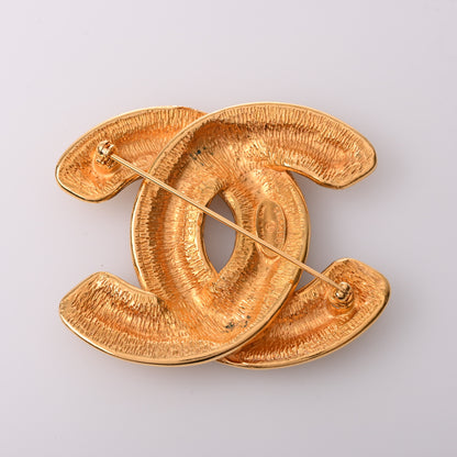 Matelasse Brooch GP Gold