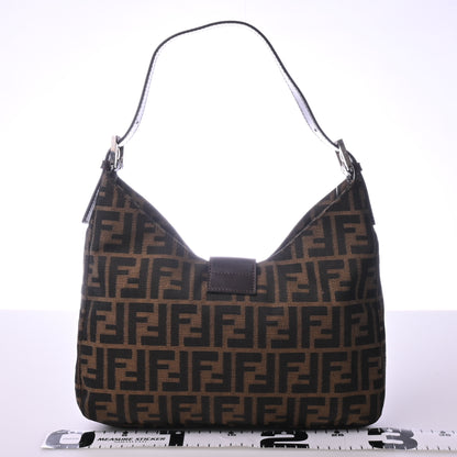 Zucca canvas one shoulder bag brown