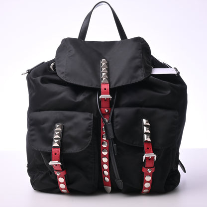 Nylon backpack black