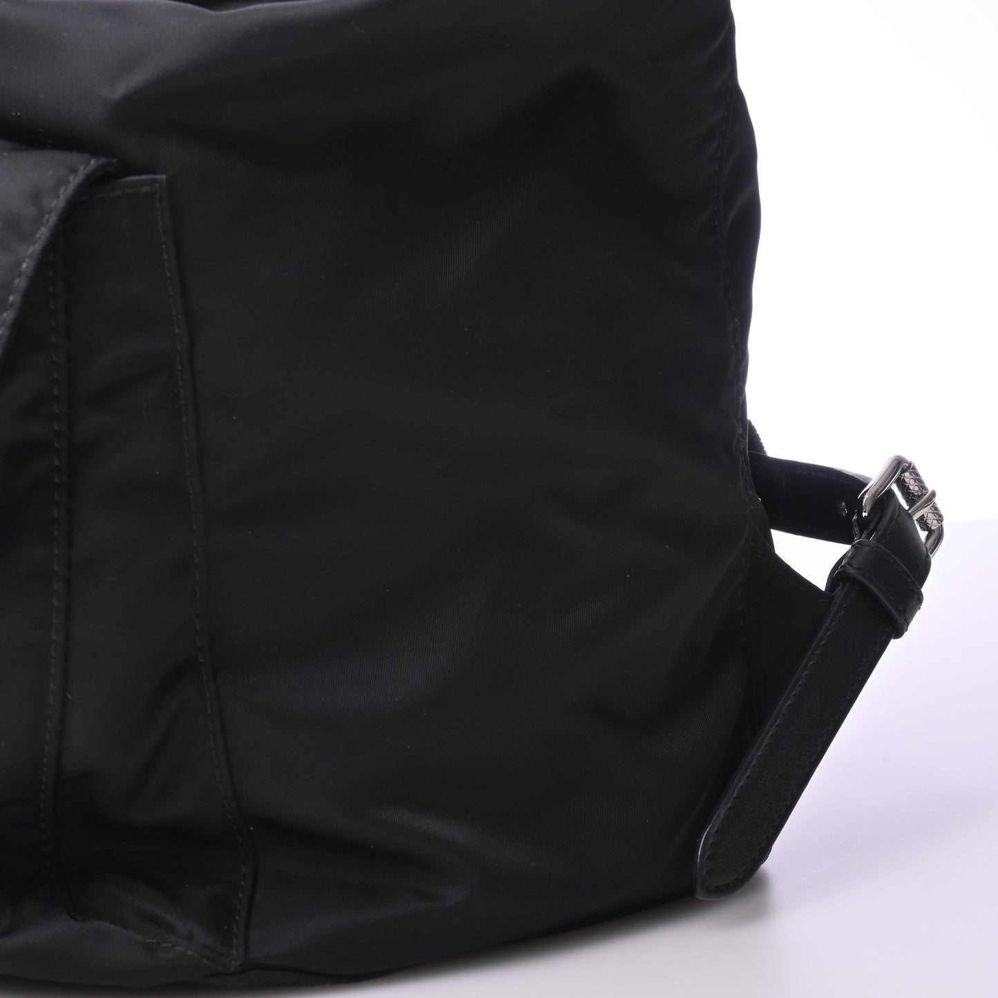 Nylon backpack black