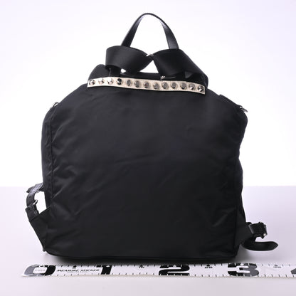 Nylon backpack black