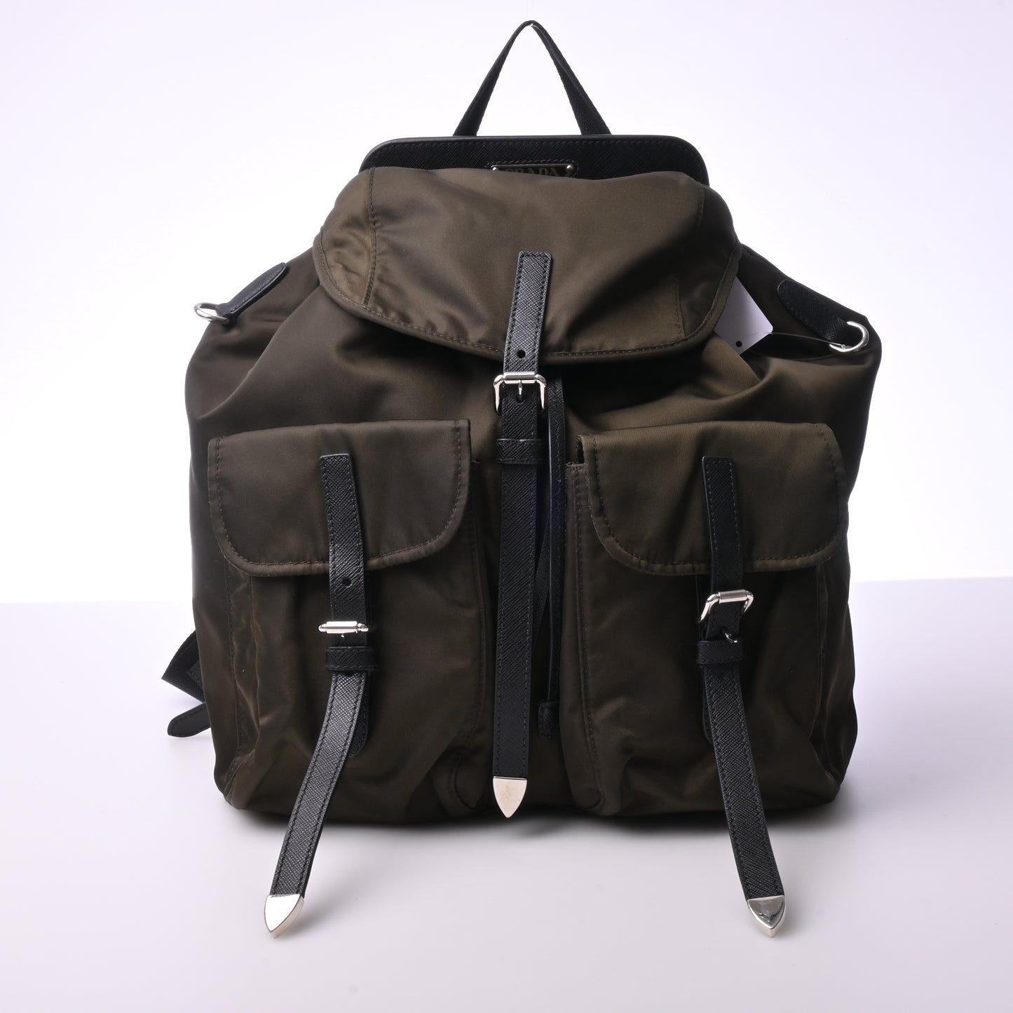 Nylon Backpack Khaki