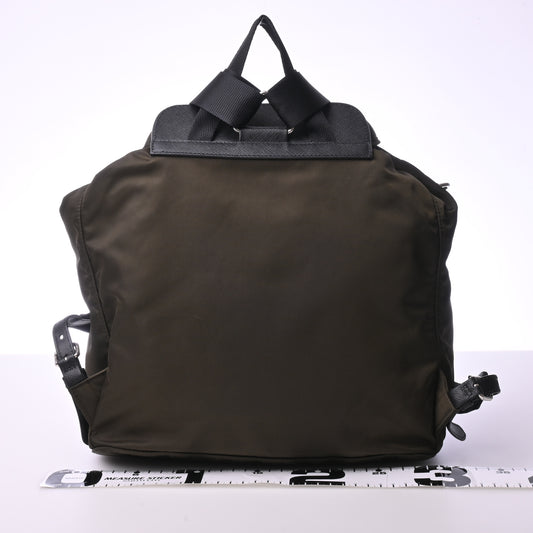 Nylon Backpack Khaki