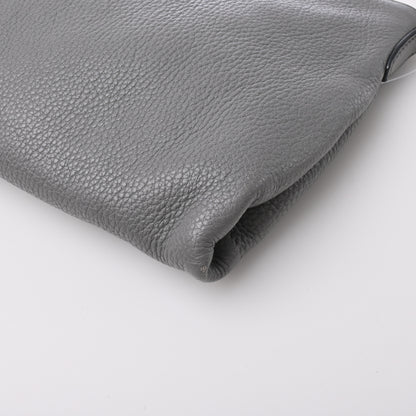 Leather Shoulder Bag Grey