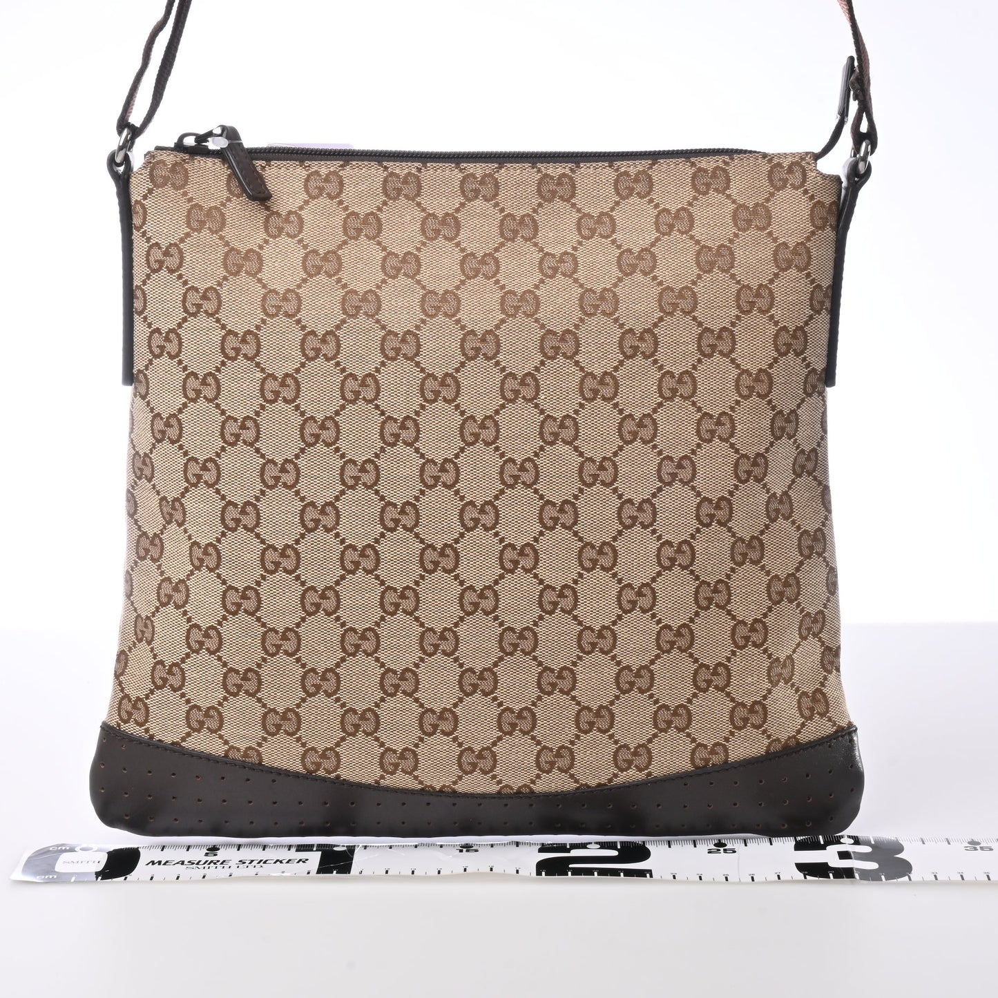 GG canvas shoulder bag brown