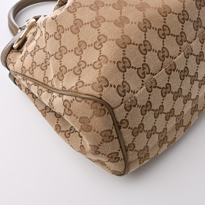 GG Canvas Tote Khaki