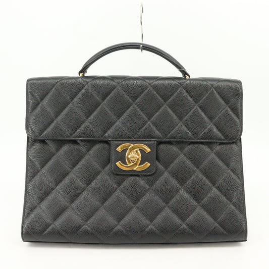 Caviar Skin Matelasse Briefcase G Metal Fittings Series4