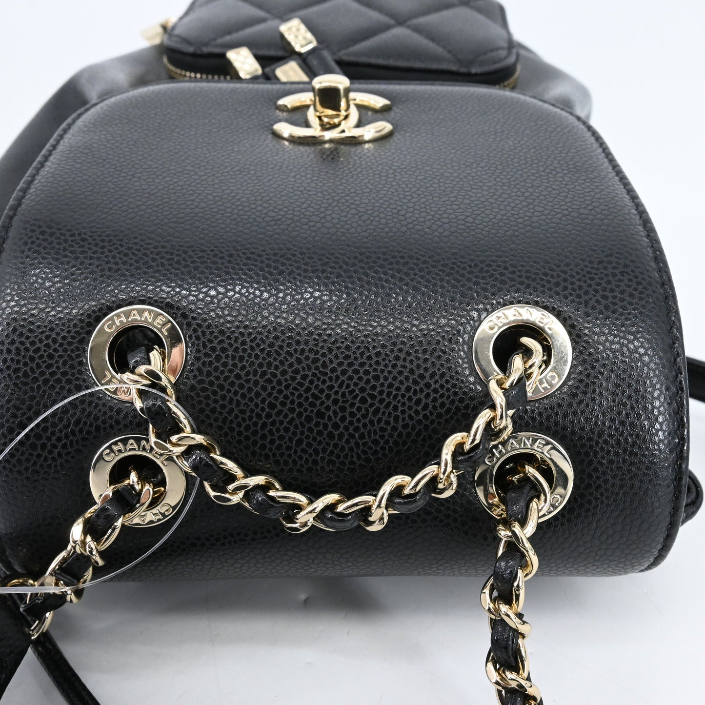 Backpack Caviar Black G metal fittings IC chip