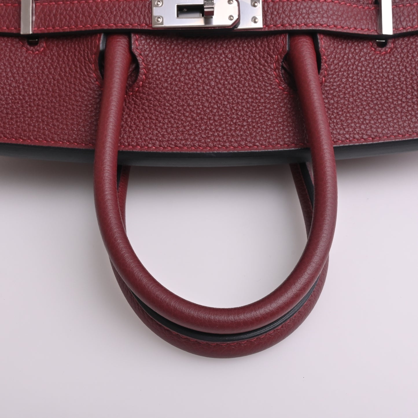 Togo Birkin 25 Rouge Ash Silver hardware Y stamp