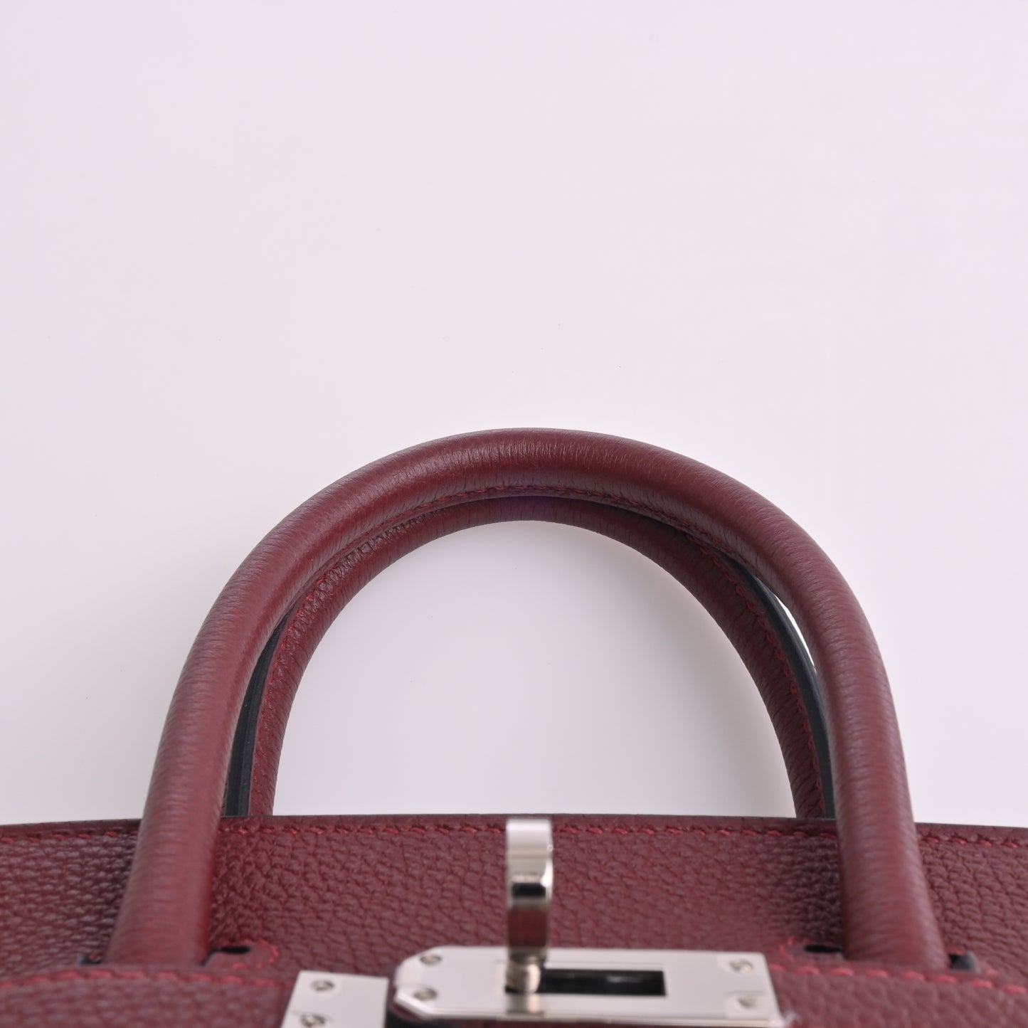 Togo Birkin 25 Rouge Ash Silver hardware Y stamp