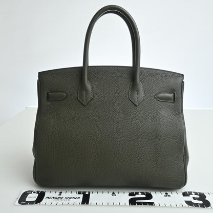 Togo Birkin 30 Vert Maki Green G Hardware Y Stamp