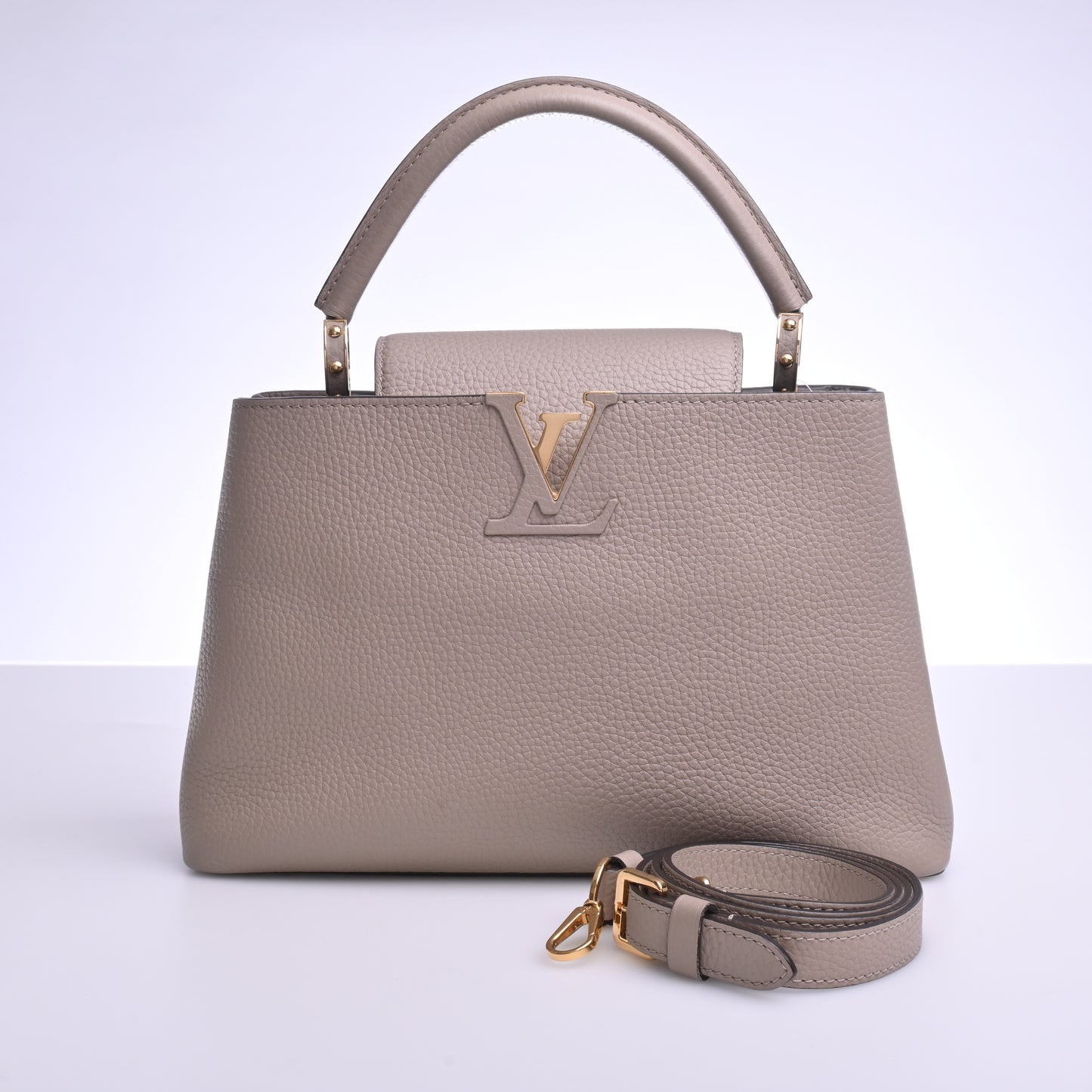 Taurillon Capucines MM 2WAY Handbag IC Chip