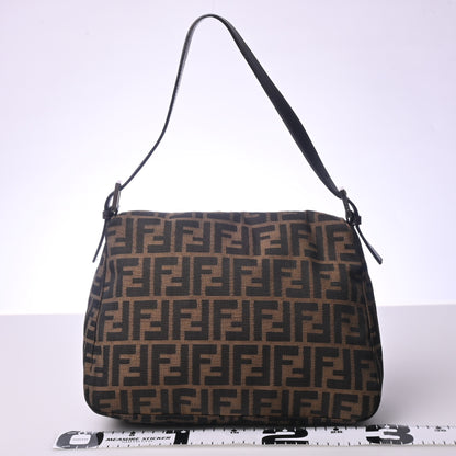 Zucca canvas one shoulder bag brown