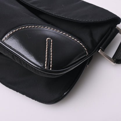 Nylon Waist Bag Black