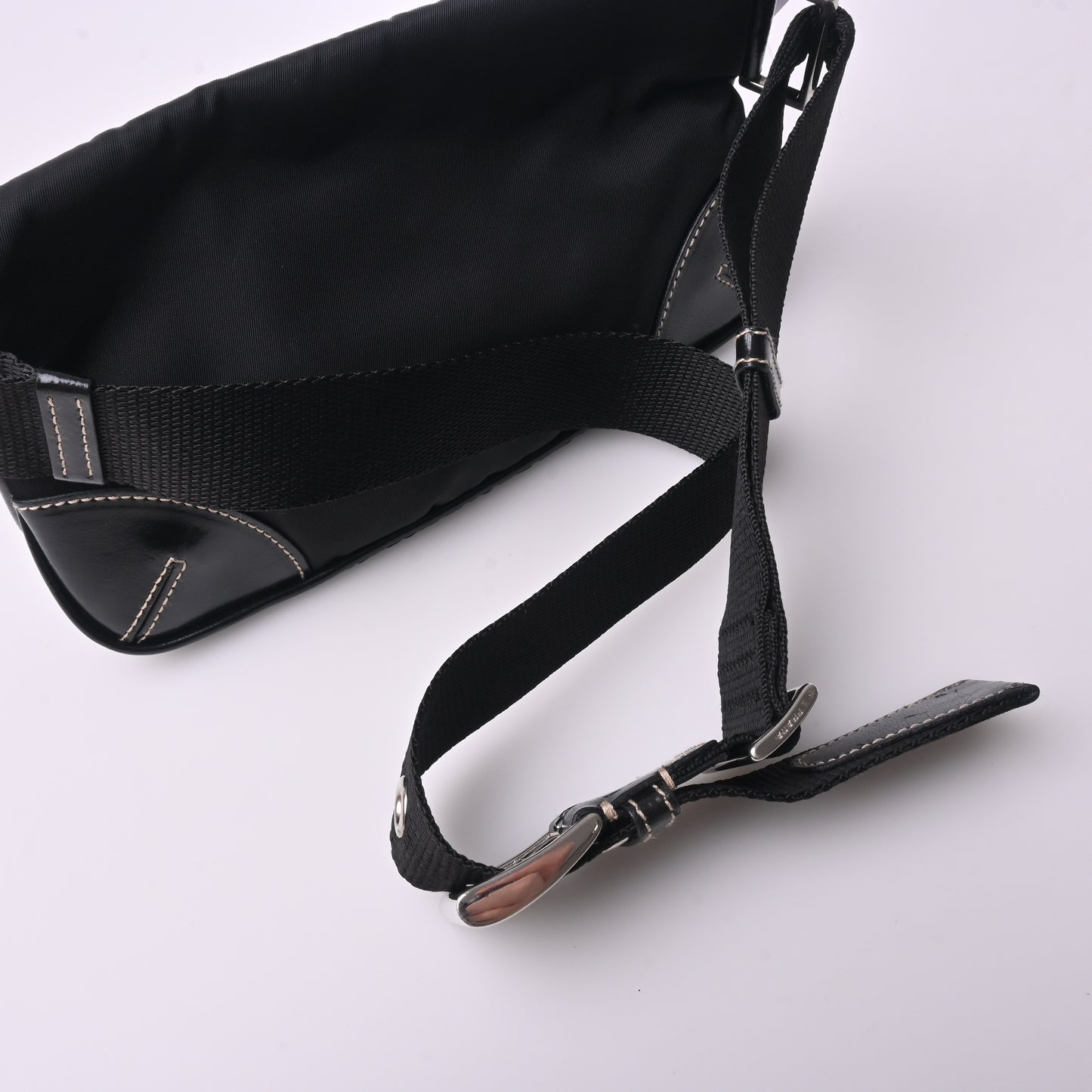 Nylon Waist Bag Black