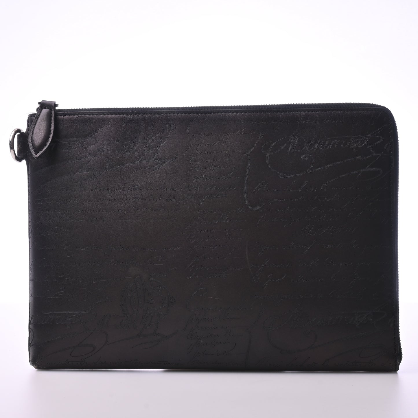 Calligraphy Clutch Brown