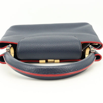 Taurillon Capucines MM Navy IC Chip