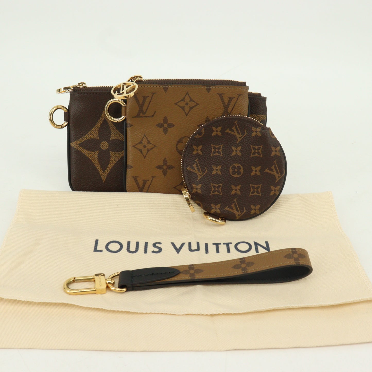 Monogram Giant Reverse Pochette Trio IC Chip