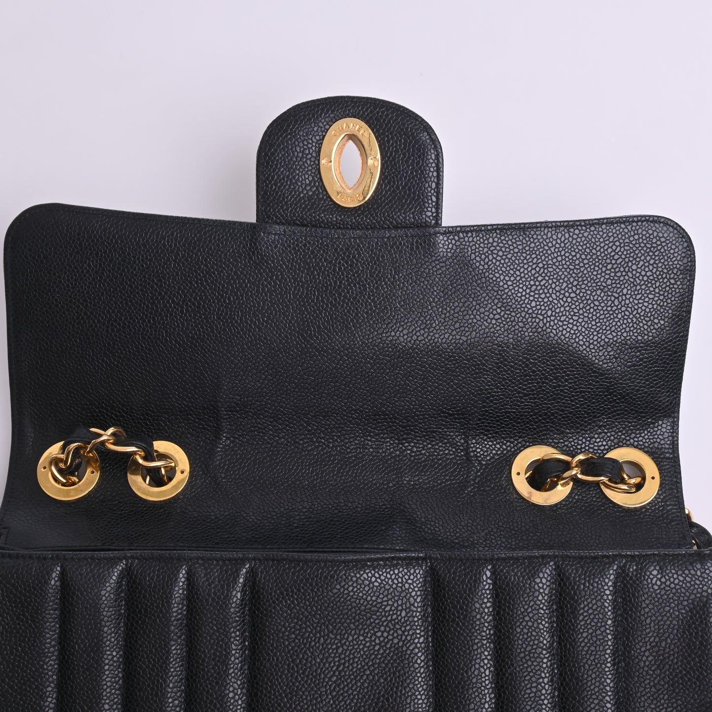 Caviar Mademoiselle W Chain Shoulder Black G Metal Fittings Series 2