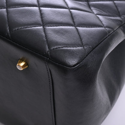 Lambskin Matelasse Decacoco Chain Tote Black G Metal Fittings Series 7