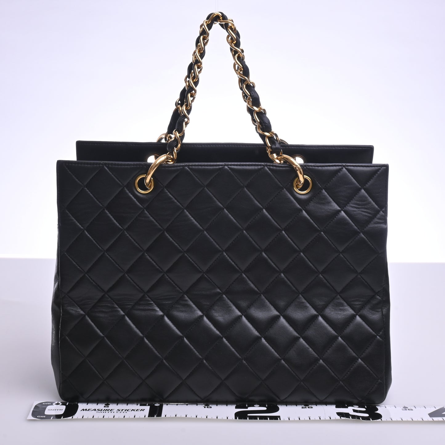 Lambskin Matelasse Decacoco Chain Tote Black G Metal Fittings Series 7