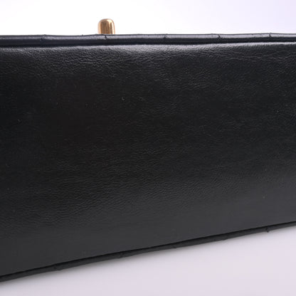 Lambskin Diana Shoulder Bag Black G Hardware 4th Series